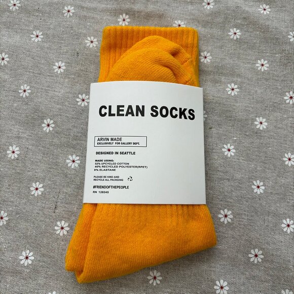 Gallery Dept. Clean Socks Orange - Picture 2 of 5